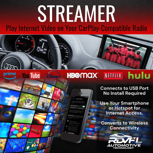 VIDEO STREAMING INTERFACE
Universal for Wired CarPlay